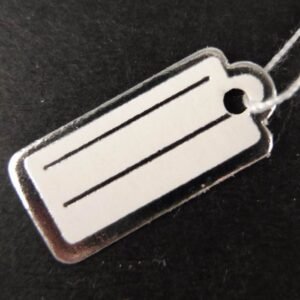 Prismærker m. sølvkant 100stk.