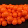 Neon orange glasperler 10mm(coatede)