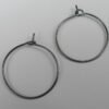 Grå hoops 20mm(5par)