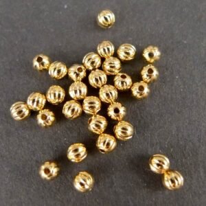 FG perler, rillede 2½mm(30stk)