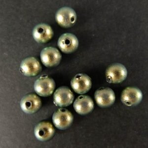 Swarovski perler, Iridecent Green 4mm(15stk)