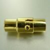 Forgyldte magnetlåse/bajonetlåse 3mm(2stk)