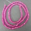 2x3mm Hot Pink glasrondeller