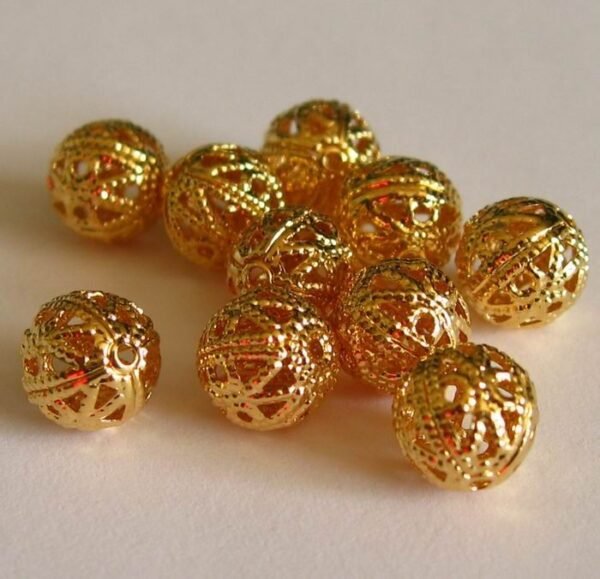 Filigranperler FG 10mm(6stk)