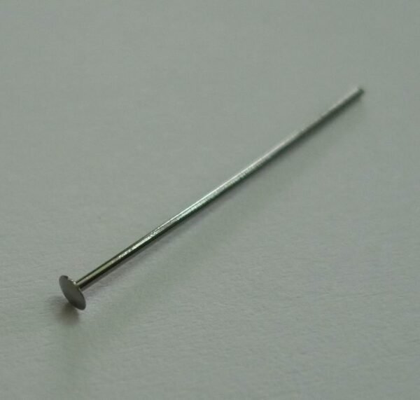 *2½ cm. Grå Perlestave 0,7mm (100stk)