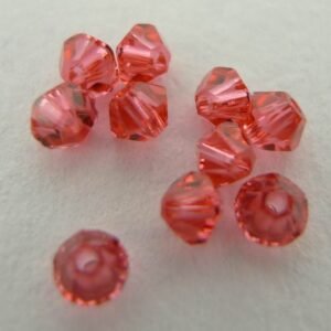 Swarovski bicone, Padparadscha 3mm