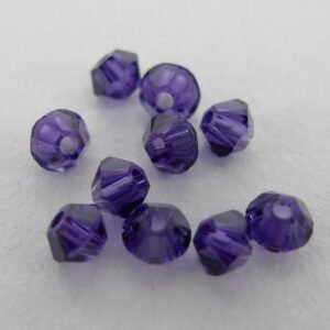 Swarovski bicone, Purple Velvet 3mm