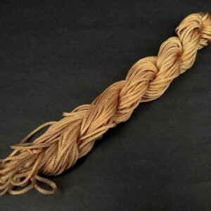 Nylon snøre camel, 1,5mm(pris pr. bundt)