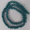 Cadet blue glasrondeller 4x6mm
