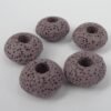 Mauve pimpsten rondeller med store huller