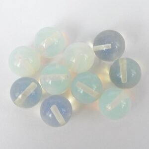 10 stk. Anborede, Opal kvarts 10mm