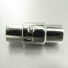 Sølvfarvede magnetlåse/bajonetlåse 3mm(2stk)
