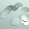Forsølvede mønter 12mm (10stk)