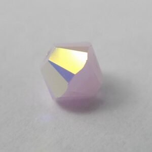 Swarovski bicone, Rose Alabaster AB 4mm