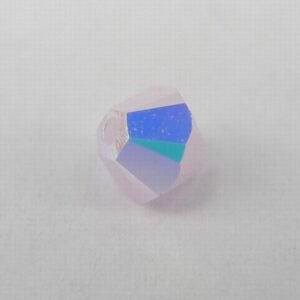 Swarovski bicone, Rose Alabaster AB 4mm