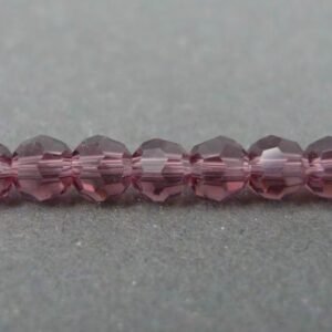 Facet glasperler 4mm,