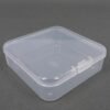 Firkantet plastæske 6½x2 cm.