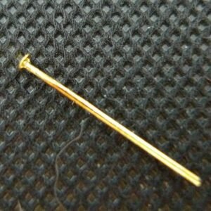500 stk. guldfarvede perlestave 20mm
