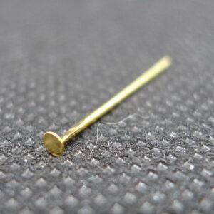 500 stk. guldfarvede perlestave 20mm