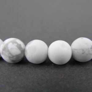 Mat, hvid howlit 6mm