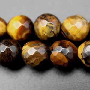 Facetteret Tigerøje 6mm