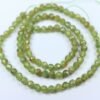 Facetteret peridot 4mm