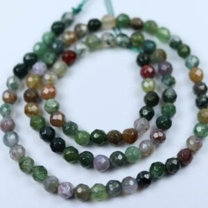 Facetterede, Indian Agat 4mm