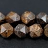 Stjernefacetteret Bronzit 10x10mm