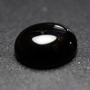 2 stk. Sorte agat cabochoner 8x10mm CAB 037 2