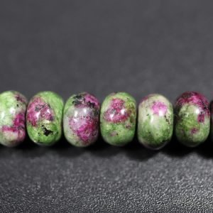 Rondeller i Ruby in Zoisite 4x6 mm