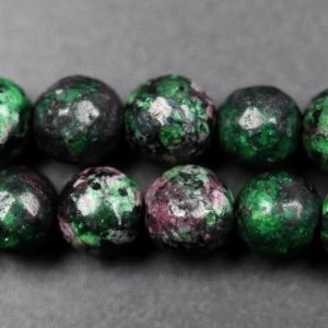 Ruby in Zoisite, facetterede 6 mm ZOISITE 002 3