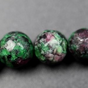 Ruby in Zoisite, facetterede 6 mm