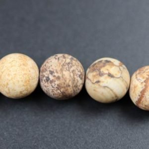 Frostet Billedjaspis 8mm JASPIS 084 5