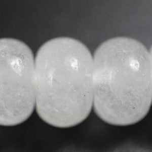 Hvide rondeller i 'jade' 4x6mm