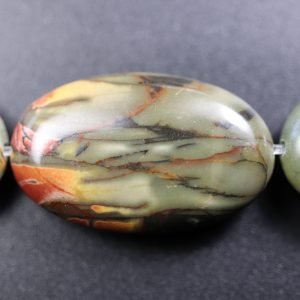 Ovaler i Red Creek Jaspis 15x24 mm JASPIS 089 6