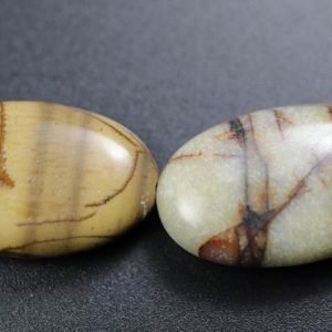 Ovaler i Red Creek Jaspis 15x24 mm