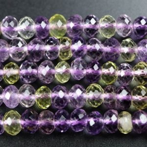 Ametrin, facetterede rondeller 4x6mm AMETRIN 008 3