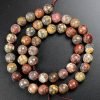 Facetteret Leopard Jaspis 8mm
