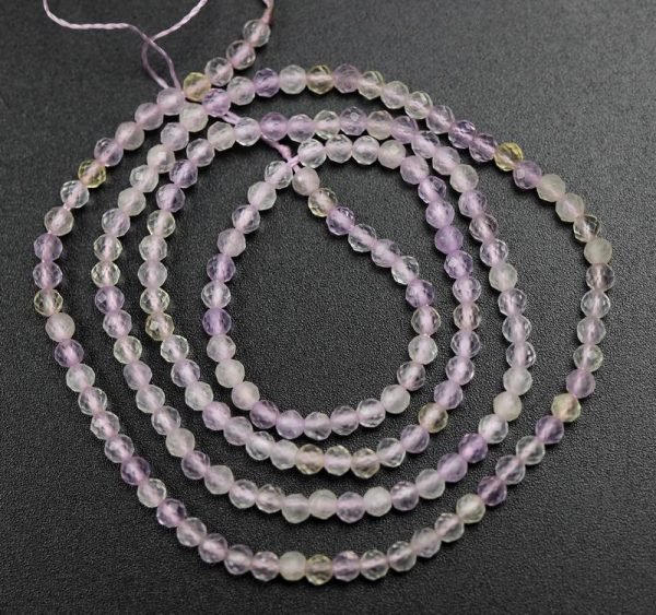 Facetterede ametriner 2 mm