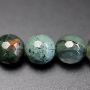 Facetterede perler i Bloodstone 8 mm BLOOD 006 4