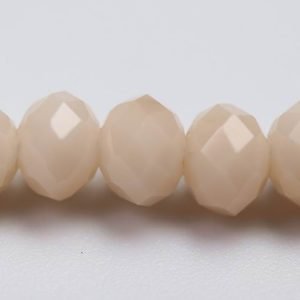 3x4 mm Powder Puff glasrondeller