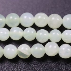 Runde perler i 'ny jade' 3 mm
