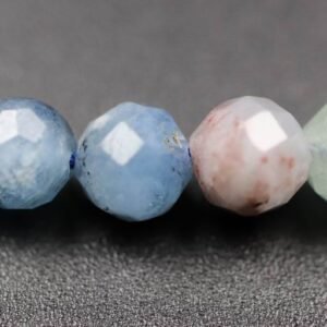 Facetterede perler i Aquamarin 4,5-5 mm AQUAMARIN 003 5