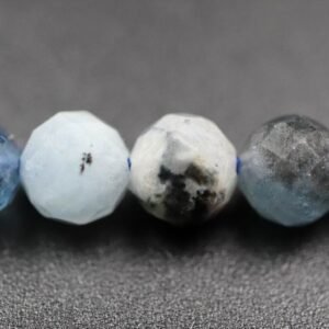 Facetterede perler i Aquamarin 4,5-5 mm AQUAMARIN 003 6