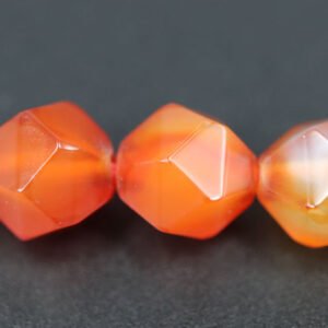 Starcut rød Agat ca. 9x10 mm AGAT 280 3