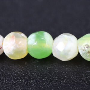 Lysegul fireagat, facetterede 3mm AGAT 285 3