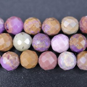 Lepidolit facetterede 4 mm LEPIDOLIT 001 2