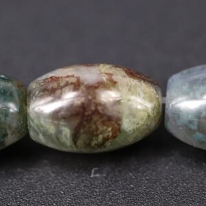 Ovaler i Indian agat 8x12mm