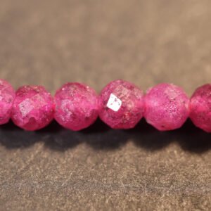 Corundum/Rubin facetterede 3 mm