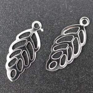 Sildebensblade, vedhæng i stål 20 stk.